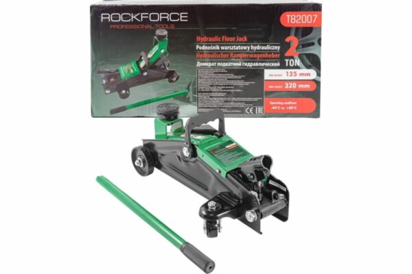 Домкрат подкатной гидравлический 2т (h min 135мм, h max 320мм) Домкрат подкатной гидравлический 2т (h min 135мм, h max 320мм)