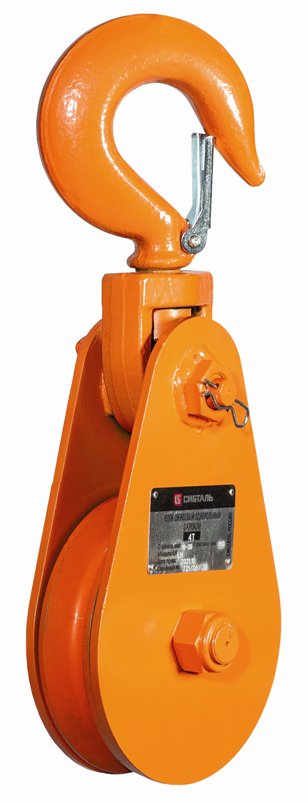 Блок шкивовый однорольный с крюком СибТаль LH Блок шкивовый однорольный с крюком СибТаль LH