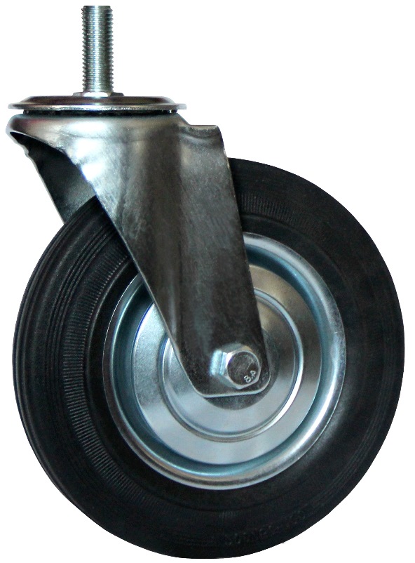 Колесо промышленное поворотное с болтом М16 200 мм SCt Колесо промышленное поворотное с болтом М16 200 мм SCt