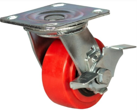 Колесо большегрузное поворотное с тормозом 150 мм SCpb Колесо большегрузное поворотное с тормозом 150 мм SCpb