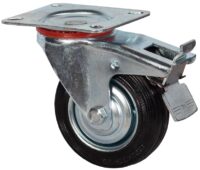 Колесо промышленное поворотное с тормозом 125 мм Scb Колесо промышленное поворотное с тормозом 125 мм Scb
