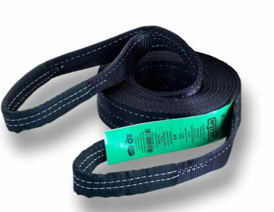 Трос буксировочный динамический HITCH PROF Лента масса авто 3,3т разрывная 10т. 6 м. петля-петля